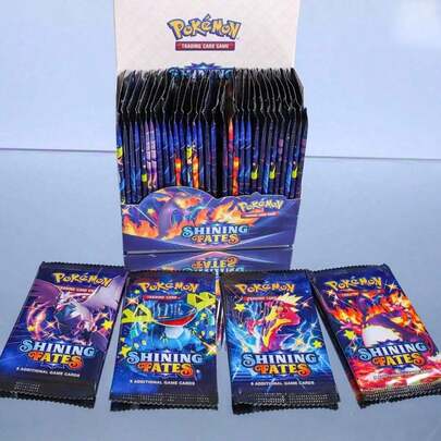 36 paquetes de cartas coleccionables de series aleatorias, incluye cartas con lámina de oro, cartas coleccionables, cartas de juego multicolor, regalo ideal para cumpleaños y graduación