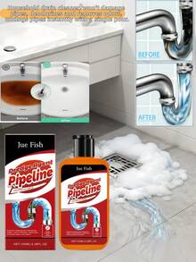JUE FISH Drain Cleaner - Kitchen & Bathroom Toilet Pipe Clog Remover & Deodorizer - Liquid - View 7