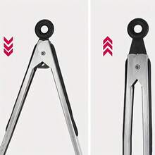 10-Inch Odorless Heat-Resistant Fruit & Vegetable Salad Tongs, Pasta Tongs, Food Clips, Salad Tongs, Spaghetti Strainer Tongs - View 8