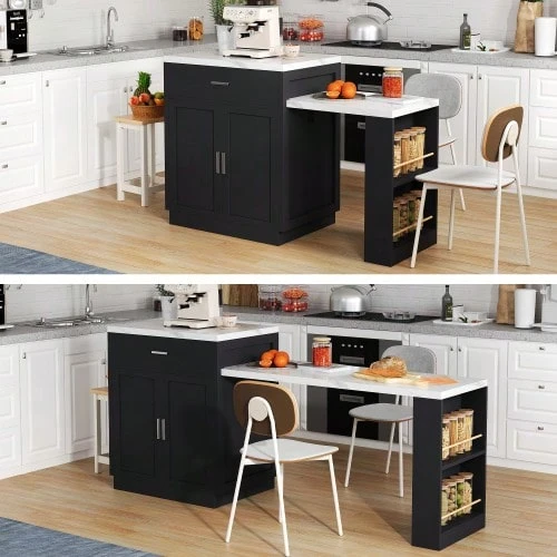 Mobile Storage Islands - Hitam - View 1