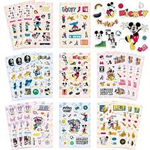 8 Stickers, Party Favors, Min Stickers, Don Duck Cartoon Stickers, Daisy Stickers, Stickers, Pluto Stickers, Waterproof Stickers, Stickers, Can Be Used For Books, Diaries, Phone Cases, Laptops, Tablets, Water Bottles, Suitable As Holiday, Birthday Gifts Or Reward Stickers, Gift Decorations - Multicolor - View 2