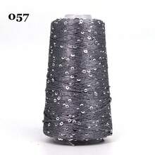 50g Shiny Sequin Crochet Knitting Yarn, DIY Sweater, Bag, Hat Handicraft Materials - Multicolor - View 31