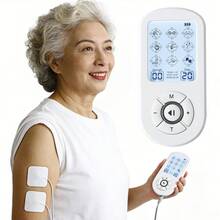 New Dual Output 36 Modes EMS Electric Muscle Therapy Stimulator 30 Levels Tens Unit Machine Physiotherapy Pulse Massager - Multicolor - View 11