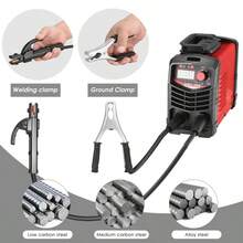Welding Machine, Portable Digital LCD Display IGBT Welding Machine, Suitable For Welding And Maintenance Of Various Devices (Red) - Red - View 4