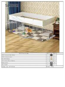 Interlocking Metal Wire Mesh Pet Playpen, DIY Dog Safety Exercise Fence, Suitable For Puppies, Small Dogs And Small Pets - Multicolor - View 22
