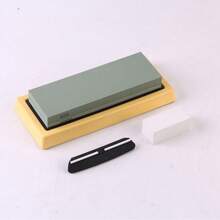 Double-Sided Whetstone Knife Sharpener, Kitchen Tool - Multicolor - View 4