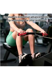 新款握力器，举重防滑手柄，健身器材，第二代四孔硅胶握力训练器 - 彩色 - 查看 4