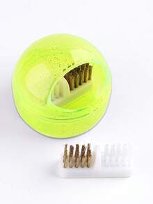 Bộ cọ vệ sinh máy mài móng có thể tháo rời, bao gồm đầu cọ mềm và cứng, cọ đánh bóng móng, cọ vệ sinh dây đồng cho máy mài móng, phụ kiện dụng cụ vệ sinh máy mài móng. - Nhiều màu - Xem 12