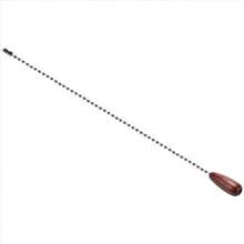 4 Pieces Ceiling Fan Chain Pulls Wooden Pull Chain Extension Pull Chain For Ceiling Light Lamp Fan Chain (Walnut Color) - A - View 10