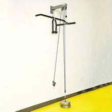 Fitness Wall Mount Pulley System Lat Pull Down Low Row Cable Machine For Home - Default - View 3