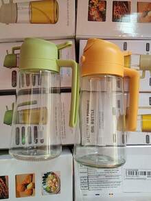 Multifunctional Glass Oil Sprayer Bottle, Spray/Pour 2-In-1 Design, Large Capacity, Press-Type Oil Bottle - Multicolor - View 12