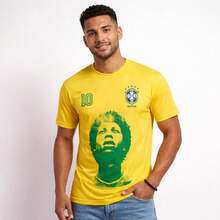 Djavan Brazil 2026 World Cup MPB T-Shirt They Say Love Attracts Fast Shipping - Yellow - View 3
