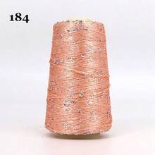 50g Shiny Sequin Crochet Knitting Yarn, DIY Sweater, Bag, Hat Handicraft Materials - Multicolor - View 21