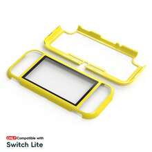 DATA FROG Magnetic Front & Back Protective Case For Switch Lite, Hard Plastic Shockproof Cover With Clear Acrylic Screen Protection - View 11