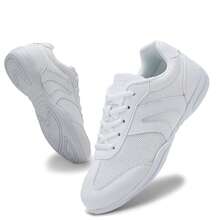 Women's White Cheerleading Shoes, Non-Slip Cheerleading Dance Shoes For Girls, Teenagers, Team Training And Competition - White - View 12