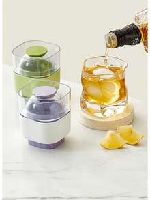 1pc Upgraded Sealed Large Ice Ball Mold, Whiskey Freezing Round Ice Cube Maker - View 5