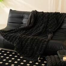 Bed Blankets & Towel Blankets - Black - View 2