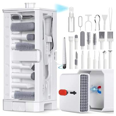 20/32-In-1 Multi-Functional Deep Cleaning Kit For IPhone Ports, , Keyboard, And Keycap Removal - Precision Tools