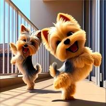 1 Set Diamond Painting Kit With Puppy Pattern, Includes High-Quality Round Acrylic Diamonds And Exquisite 5D Diamond Art Craft - round diamond - View 7