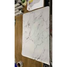 Quick-Drying Silicone Bathroom Mat, Non-Slip Rubber Backing, Waterproof Leather Bathroom Mat, Non-Woven Fabric Woven Rectangle White Marble Pattern - Multicolor - View 7