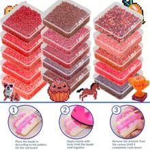 3100pcs 2.6mm Mini Fuse Beads Pixel Puzzle Iron Beads Melt Beads, High Quality DIY Handmade Craft Gift - 2.6mm Perler Beads - View 3