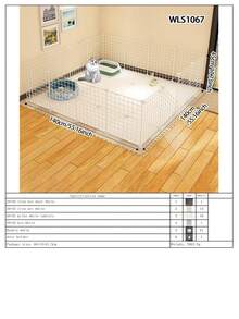 Modular Wire Mesh Pet Fence, Small Pet Rabbit Cage, Cat Cage, Small Dog Kennel, Freely Combinable Pet Barrier - Multicolor - View 18