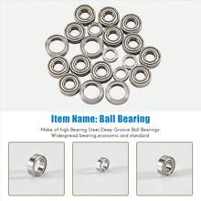 20Pcs Ball Bearing Kit For TT01 TT-01 TT01D TT01E TT01R DF02 1/10 RC Car Upgrade Parts - A - View 6
