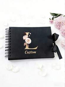 60 Page (30 Sheets) Personalized Photo Album/Scrapbook, Suitable For Wedding Guest Book, Anniversary, Family DIY Photo Album, And Craft/Mother's Day Gift (Small Size 8.3*5.7 Inches) - Multicolor - View 30