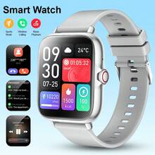 NcmRyu Smart Watch, 1.83-Inch HD Touchscreen Smartwatch, Soft Silicone Strap, Call/Message Notification, Pedometer, Calorie, Sports Tracking, Multiple Sports Modes, Multi-Function Smartwatch, Unisex, Compatible With IPhone And Android Phones, Perfect For Gym Daily Use And Christmas Birthday Gift - View 15