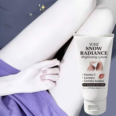 80g Loción hidratante sin alcohol, envase de tubo conveniente, adecuado para tonos de piel clara