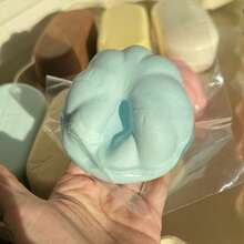 木制冰淇淋慢回弹玩具，面包挤压减压软胶玩具，包子慢回弹逼真蒸包减压玩具，湿软小包子挤压减压玩具，PU湿软包子挤压蛋糕甜点减压玩具，逼真食物慢回弹湿软手指捏捏玩具 - 彩色 - 查看 8