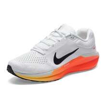 Zapatillas deportivas para hombre cómodas, con amortiguación y ligeras para deportes al aire libre y correr, Zapatillas de running NIKE AIR WINFLO 11, FJ9509-111 - Negro/Rojo intenso brillante/Plata claro/Blanco pico de montaña - Ver 3