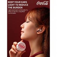 Coca Cola 可口可乐 T13 真无线蓝牙耳机，半入耳式设计 | 13mm 动圈单元 | ENC 降噪 | 蓝牙 5.4 | 15 小时超长续航 | 触控操作 | Type-C 快速充电 - 查看 3