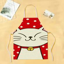 1pc Sausage Dog Pattern Apron, Creative Funny Fashion Printed Apron, Home Cleaning Apron, Easy Clean Kitchen Cooking Apron, Creative Home Apron - Multicolor - View 15