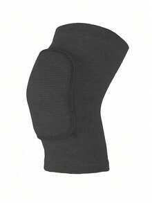1 Paar Tanz Knieschoner, Volleyball Knieschoner mit Schaumstoffpolsterung, geeignet für Sport, Tanz, Fußball, Fitness, Skating, Yoga, Pole Dance, rutschfeste elastische Knieunterstützung - Schwarz - Übersicht 8