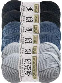 6pcs/300g Medium Soft Yarn, Suitable For Crochet Projects, Can Be Used For DIY Crochet Bags, Crafts, Decorations, Holiday Gifts, A Wonderful Commemorative Gift For Family And Friends - Multiple Styles - View 15