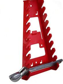 Tool Hanger Multi-Slot Plastic Tool Hook Multi-Function Hole Plate Plastic Hook Tool Hanger Wrench Storage Rack - A - View 6