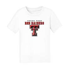 Texas Tech Red  Varsity Logo Kids T-Shirt _  Licensed 100% Cotton Infant Toddler Tee - Black - View 1