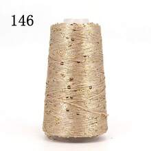 50g Shiny Sequin Crochet Knitting Yarn, DIY Sweater, Bag, Hat Handicraft Materials - Multicolor - View 37