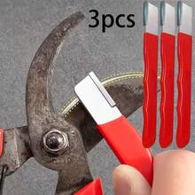 1/3/5/10件装磨刀器，专业厨房磨刀石，钨钢金刚石陶瓷磨刀工具，多功能，适用于磨削各种刀片 - 紅色 - 查看 9