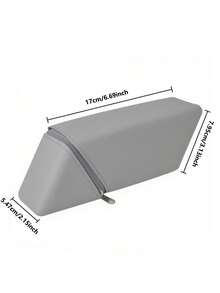 1 hộp đựng bút chì bằng silicon màu trơn tối giản, hình thang cứng cáp, có thể đựng máy tính, sổ tay và bút - Thích hợp cho trường học, văn phòng và du lịch - Dành cho học sinh, người đi làm, nam và nữ, hộp đựng văn phòng phẩm, hộp đựng đa chức năng, khóa kéo an toàn, hộp đựng bút chì - nhiều màu - Xem 13