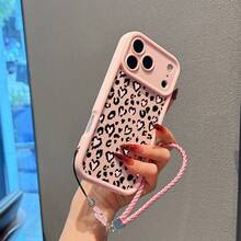 新款创意山茶花粉色手链手机壳，兼容苹果17 Pro Max/16/15/14/13/11/14 Pro Max、XR、15、15 Pro、15 Pro Max、16、16 Pro、16 Pro Max - 粉色 - 查看 4