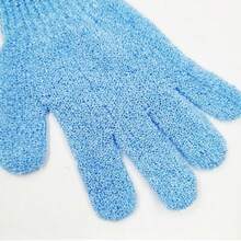 Bath Scrub Gloves, Five-Finger Scrub Towel, Exfoliating Bath And Body Scrubber, Exfoliating And Back Scrubbing Tool - 彩色 - 查看 10