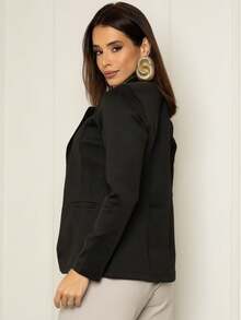 Women Blazers - 黑色 - 查看 2