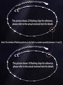 925纯银镀18K金女士脚链，简约夏季沙滩脚链礼品 - 腳鍊 - 查看 9