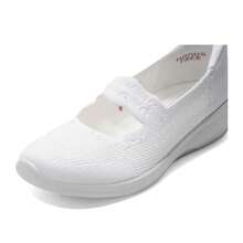 Skechers 2026新款舒适透气ARYA女士玛丽珍休闲鞋，159405-WHT - 白色 - 查看 8