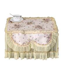 Romantic Lace Microwave Cover Flounce Home Decor Polyester Square Home Cover Cloth Modern Minimalism High-Quality - Multicolor - View 15