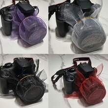 6 miếng vải organza mã hóa, vải voan trong suốt dùng để che ống kính máy ảnh. - Xem 6