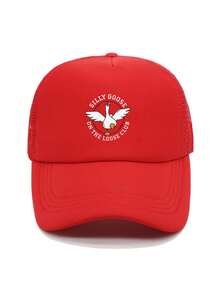 1顶时尚海绵帽，傻鹅印花成人卡车司机帽、棒球帽、钓鱼帽，趣味礼物帽，男女皆宜，春夏款 - 彩色 - 查看 14