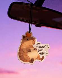 Car Air Freshener Funny Cute Humor 5pcs Raccoon Frog Capybara Car Accessories Automotive Interior Hanging Scents Mirror Decor For Women Teen Girls - FunnyZoo - 查看 7
